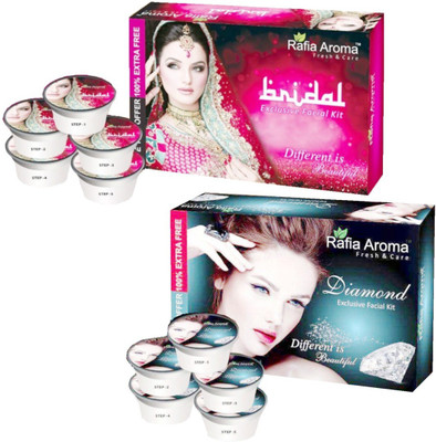 

rafia aroma Bridal Diamond Exclusive Facial Kit 660 g(Set of 2)
