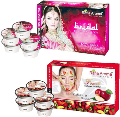 

rafia aroma Bridal Mix Fruit Exclusive Facial Kit 660 g(Set of 2)