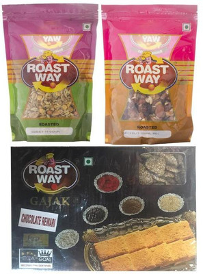 

Roast Way Special chocolate rewri & Sweet N Sour & Dry Fruit Trail Mix Roasted Namkeen Combo(3)