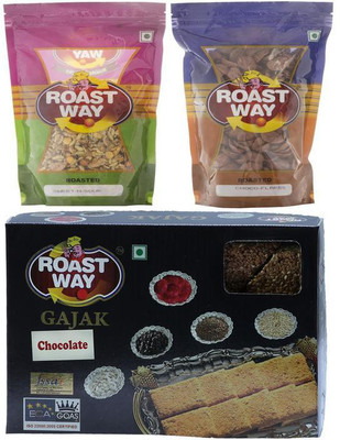 

Roast Way Special chocolate gajak & Sweet N Sour & Choco Flakes Roasted Namkeen Combo(3)