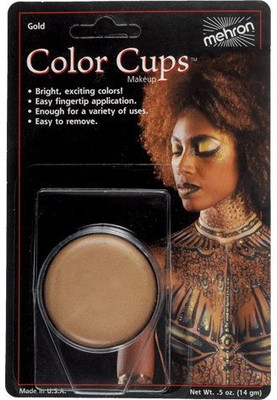 

mehron Color Cups Face And Body Paint Foundation(Gold)
