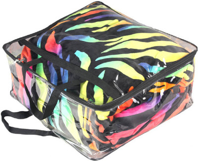 

Srajanaa Transparent Bag / Cover For Blanket Quilts with Zip Clouser SR-140(Transparent)