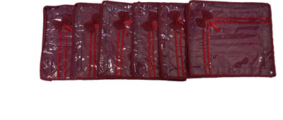 Glitter Collection Garment Cover Saree Cover Combo Heavy Saree Cover(Red)