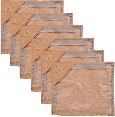 

Glitter Collection Saree Cover Golden Saree Cover Combo Golden Saree cover(Golden)