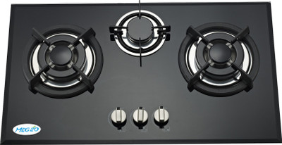 

meglio Steel Automatic Gas Stove(3 Burners)