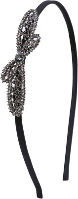 

Bijou Vertex Midnight Black Deco Sparkle Hair Band(Black)