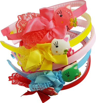 

Kabello Beautiful Kitty Multi-Colour Hair Bands Kids Head Bands Hair Band(Multicolor)