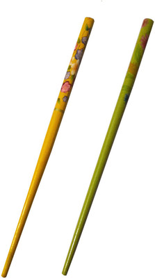 

CraftEra Wooden Stick Bun Stick(Multicolor)