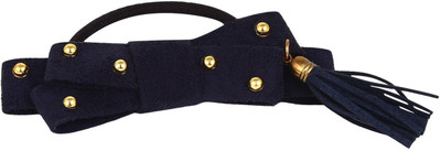 

FAYON Contemporary Statement Blue Crises Cross Bow Rubber Band(Blue)