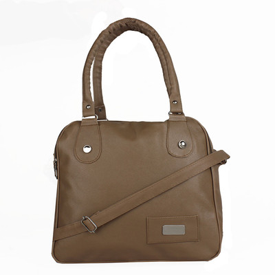 

Rekha Collection Hand-held Bag(Beige)