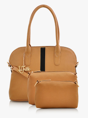 

LaFille Hand-held Bag(Brown)