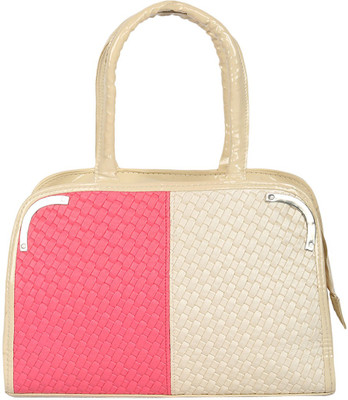 

Spectrum Group Hand-held Bag(Pink, Beige), Beige;pink