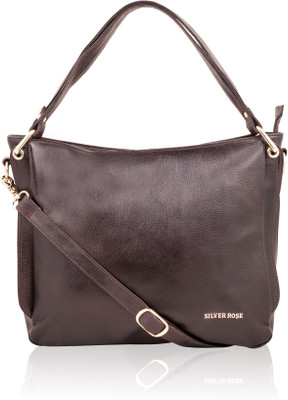 

Silver Rose Shoulder Bag(Brown)
