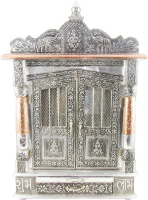 

GoldGiftIdeas Oxidized Pooja Mandir for Home, Metal Home Temple(Height: 61 cm)