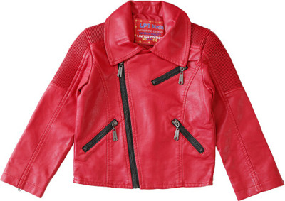 

Lilliput Full Sleeve Solid Baby Boys Jacket, Red