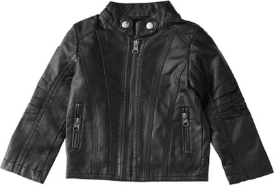 

Lilliput Full Sleeve Solid Baby Boys Jacket, Black