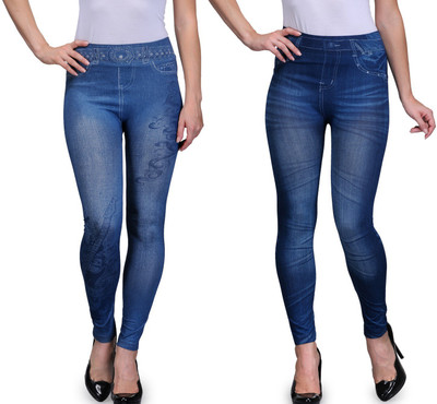 Oleva Black Jegging(Printed)