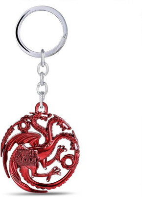 

Shubheksha Game Of Thrones Fire & Blood Targaryen Metallic Key Chain
