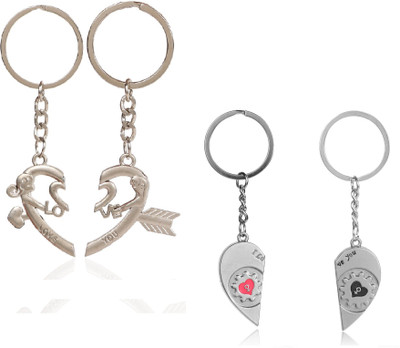 

Ryka Collection Silver Keychain Combo Key Chain