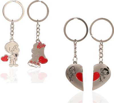

Ryka Collection Loving Couple Heart Combo Key Chain