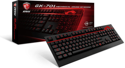 

MSI Computer Gk-701 Mechanical Wired USB Gaming Keyboard(Black&Red)