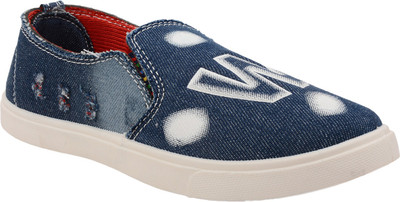 

WINDY Boys & Girls Slip on Casual Boots(Blue