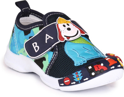 

Trilokani Boys Slip on Sneakers(Blue, Navyblue