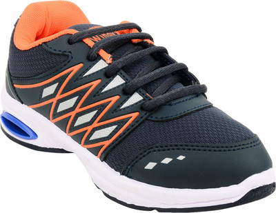 

WINDY Boys & Girls Lace Running Shoes(Blue, Bl/org