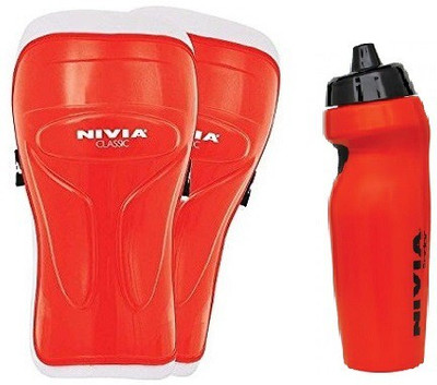 Nivia Combo of Two, one Pair of 'Classic' Shin Guard (Color On Availability) and one radar Sipper- Football Kit available at flipkart for Rs.430