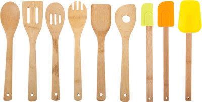 

Core Bamboo 13259 9pc Paris Utensil Set Natural Kitchen Tool Set(Natural)