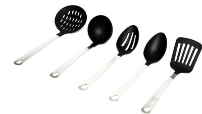 

Core 15068 5pc Everyday Utensil Set - Nylon Multicolor Kitchen Tool Set(Multicolor)