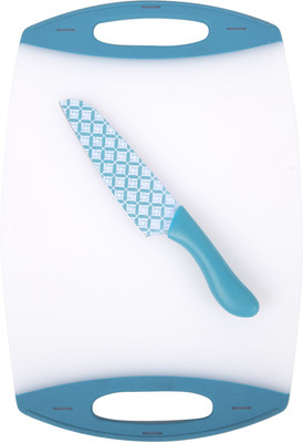 

Core 13262 1pc Grip Board and Knife Set Marakesh Teal Blue Kitchen Tool Set(Blue)