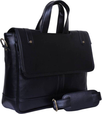 

Home Story 15.6 inch Laptop Messenger Bag(Black), Dblbflxlblk01