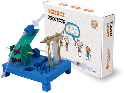 

Butterfly FIelds Build a Hydraulic Jack & Projectile Launcher: BUILD | APPLY | LEARN(Science Experiment Kits)(Multicolor)