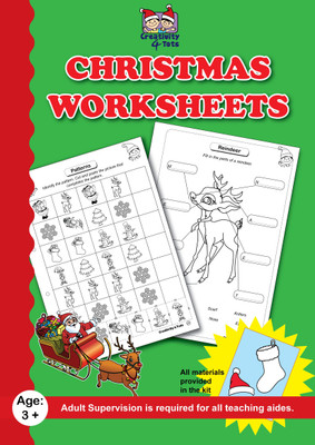 

Creativity 4 Tots Christmas Worksheet(Black)