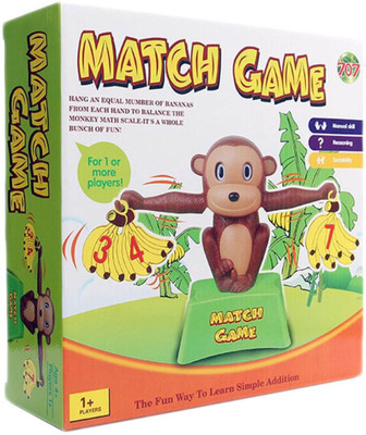 

Ruby Monkey Match Math Balancing Scale Number Balance Game Children Educational Toy To Learn Add And Subtract (Multicolor)(Yellow)