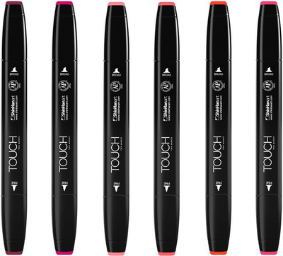 

Shinhan TMS 6RD(Set of 6, Red)