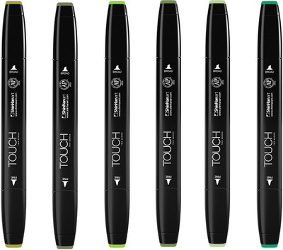 

Shinhan TMS 6GR-B(Set of 6, Green)