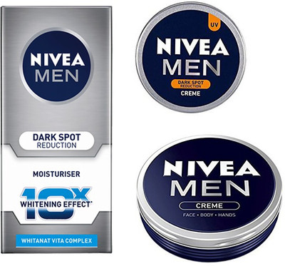 

Nivea MEN CREME 75 ML + MEN DARK SPOT REDUCTION CREME 75 ML + MEN DARK SPOT REDUCTION MOISTURIZER 20 ML(20 ml)