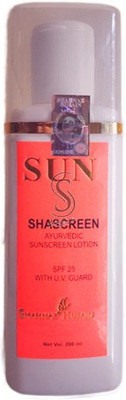 

Shahnaz Husain SHASCREEN AYURVEDIC SUNSCREEN LOTION SPF 25 (200ML)(200 ml)