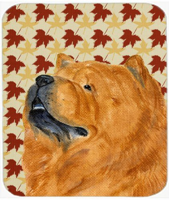 

Caroline's Treasures Chow Chow Fall Leaves Portrait MousePad Mousepad(Multicolor)