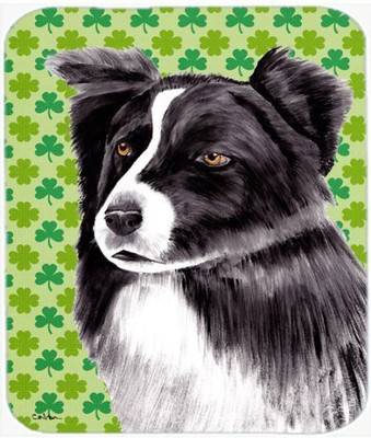 

Caroline's Treasures Border Collie St. Patrick's Day Shamrock Portrait MousePad Mousepad(Multicolor)