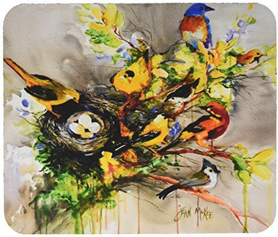 

Caroline's Treasures Spring Birds MousePad Mousepad(Multicolor)