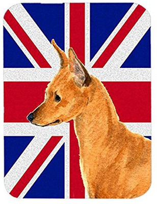 

Caroline's Treasures Min Pin with English Union Jack British Flag MousePad Mousepad(Multicolor)