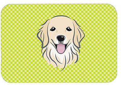 

Caroline's Treasures Checkerboard Lime Green Golden Retriever MousePad Mousepad(Multicolor)