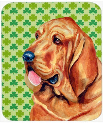 

Caroline's Treasures Bloodhound St. Patrick's Day Shamrock Portrait MousePad Mousepad(Multicolor)