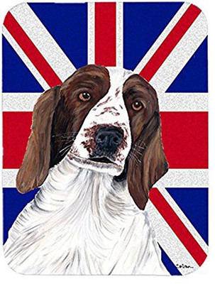 

Caroline's Treasures Springer Spaniel with English Union Jack British Flag MousePad Mousepad(Multicolor)