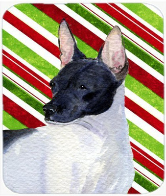 

Caroline's Treasures Rat Terrier Candy Cane Holiday Christmas MousePad Mousepad(Multicolor)