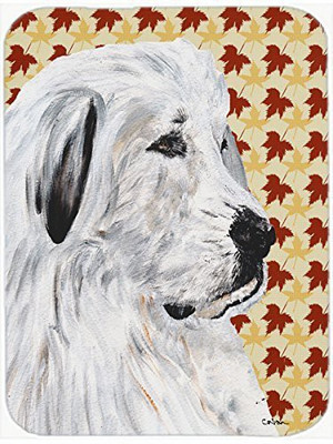 

Caroline's Treasures Great Pyrenees Fall Leaves MousePad Mousepad(Multicolor)