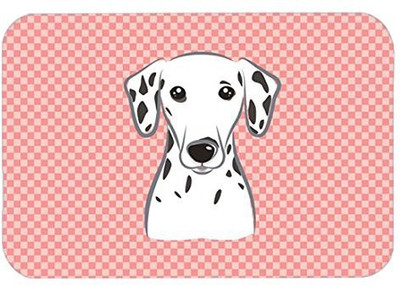 

Caroline's Treasures Checkerboard Pink Dalmatian MousePad Mousepad(Multicolor)